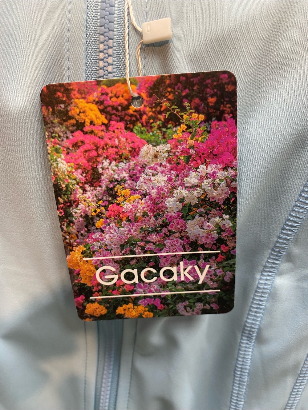 Light Blue Full-Zip Athletic Jacket🌻 - Picture 3 of 3